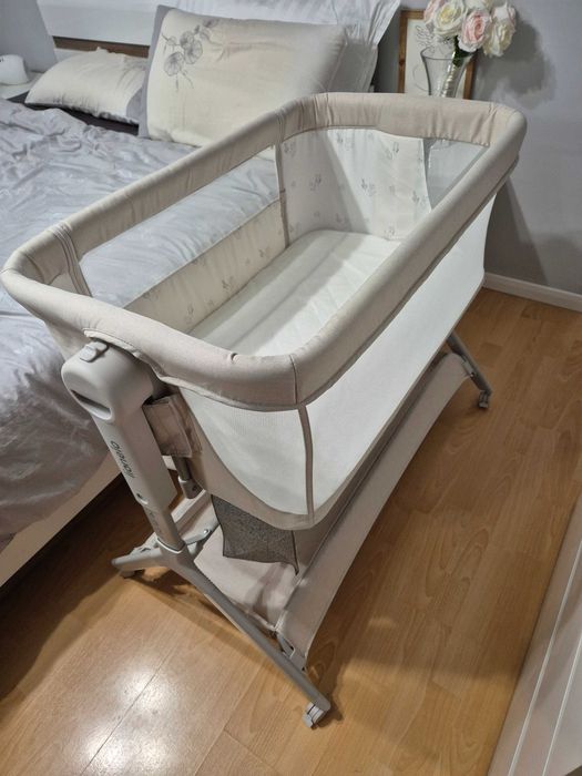 Łóżeczko dostawne leonie plus beige sand