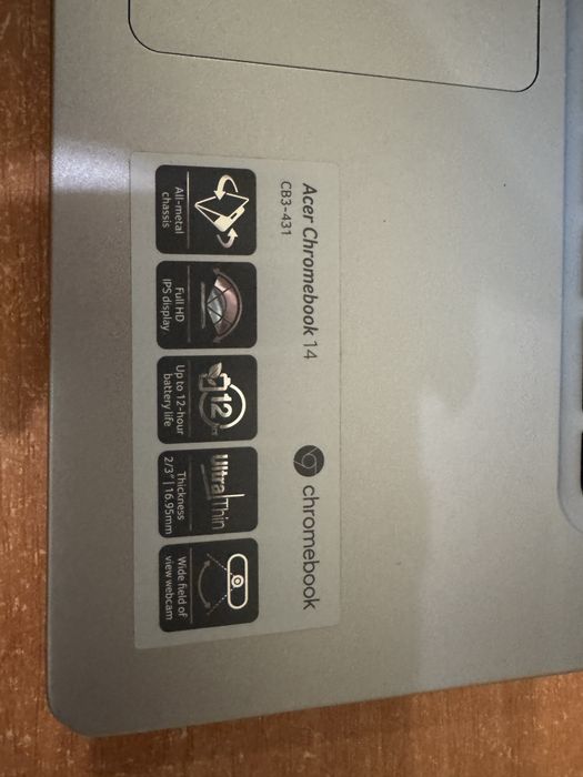 Ноутбук Acer Chromebook 14