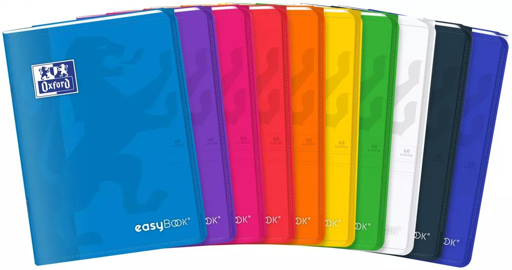 Zeszyt Oxford Pp Easybook A4 60 kartek Linia z Marginesem. Hamelin