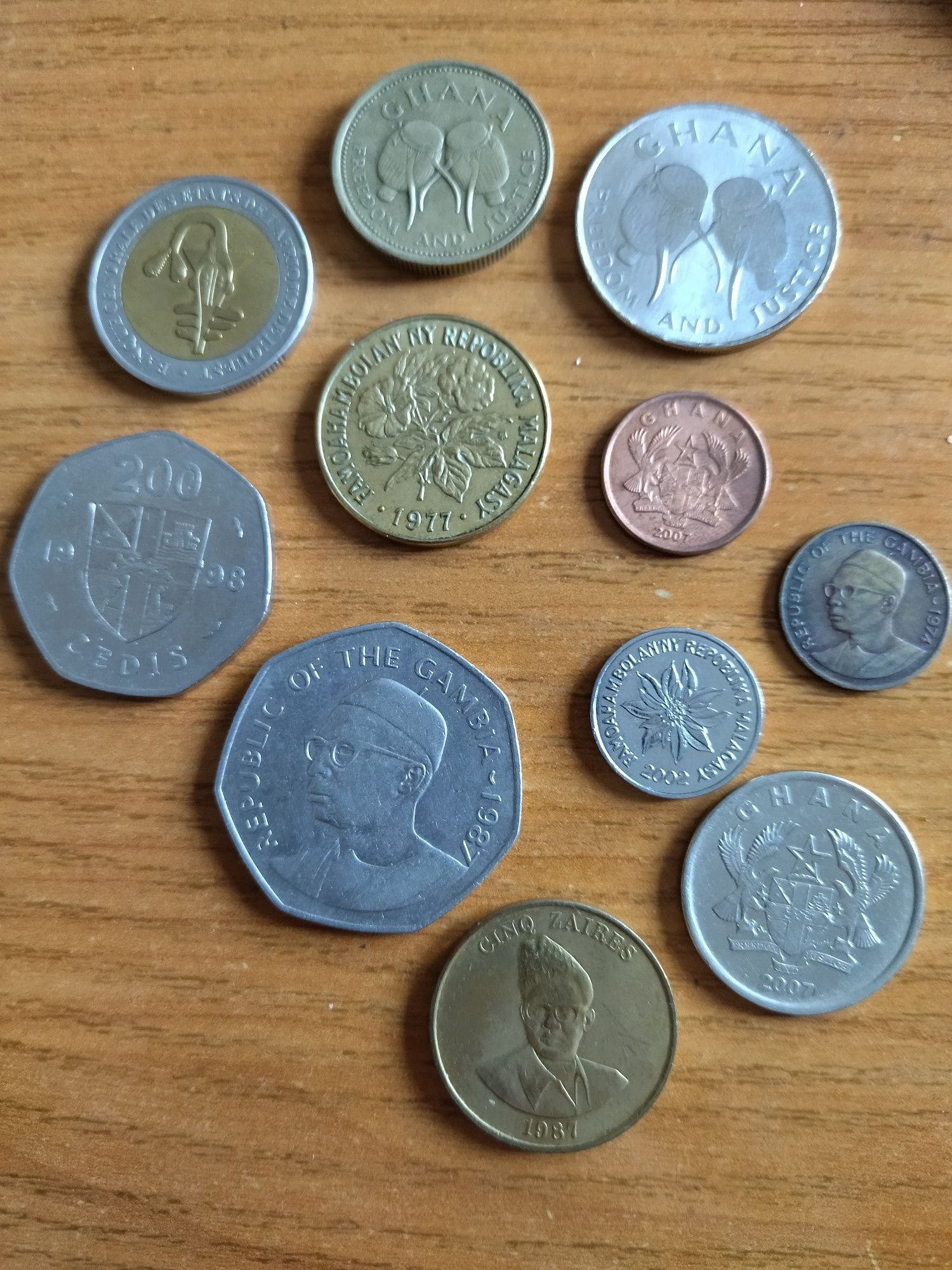 Монеты Французской Африки и другие.