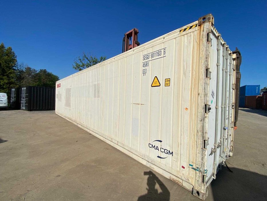 Kontener morski chłodniczy 40'HCRF 12m, magazyn na spożywkę 2012/2013r