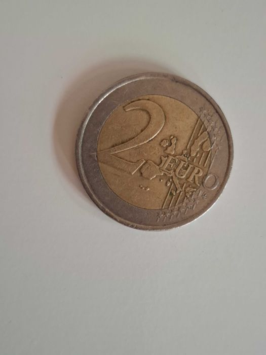 Moeda €2 com defeito