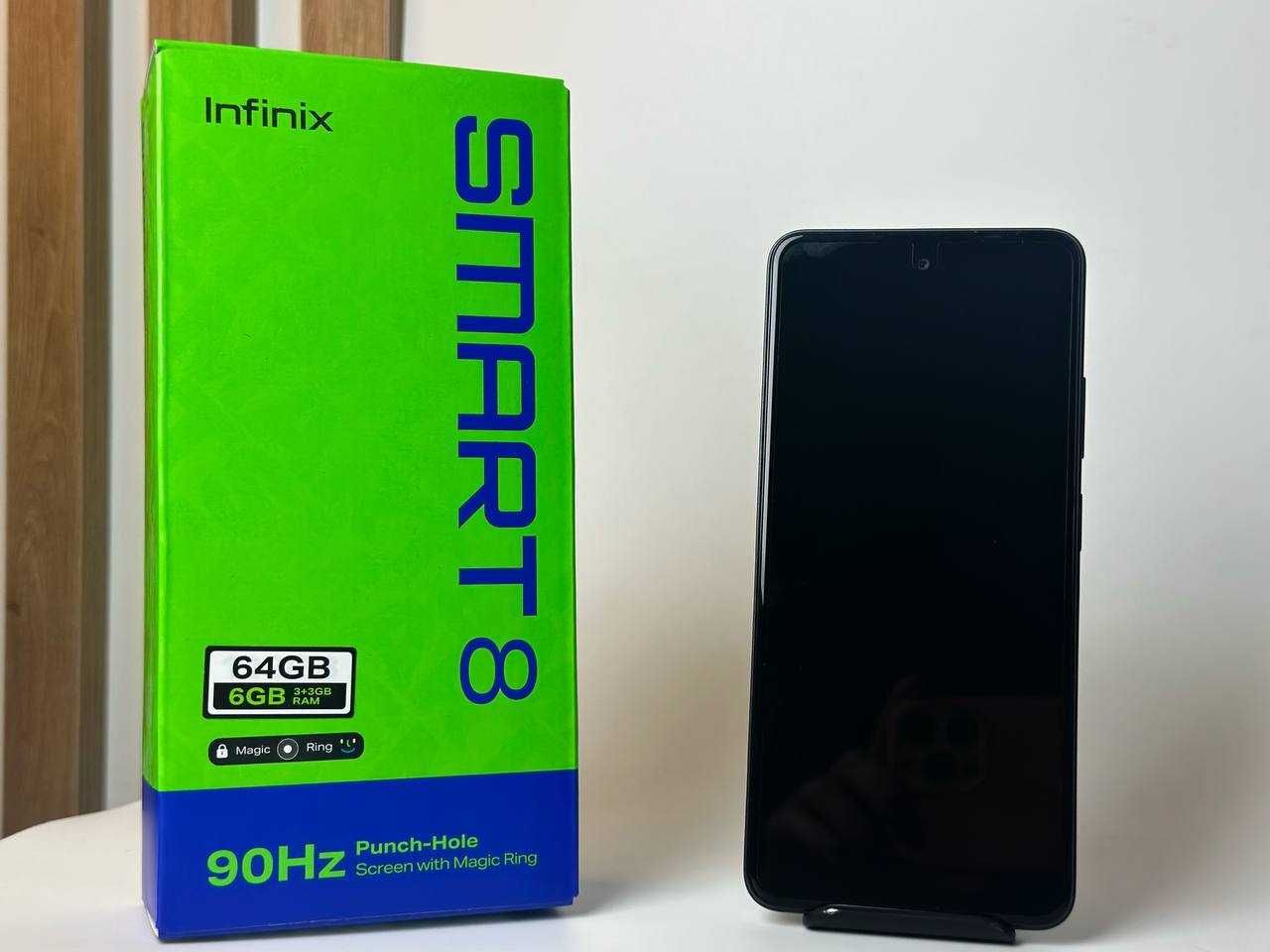 Мобільний телефон Infinix Smart 8 3/64GB Timber Black Купити Смартфон