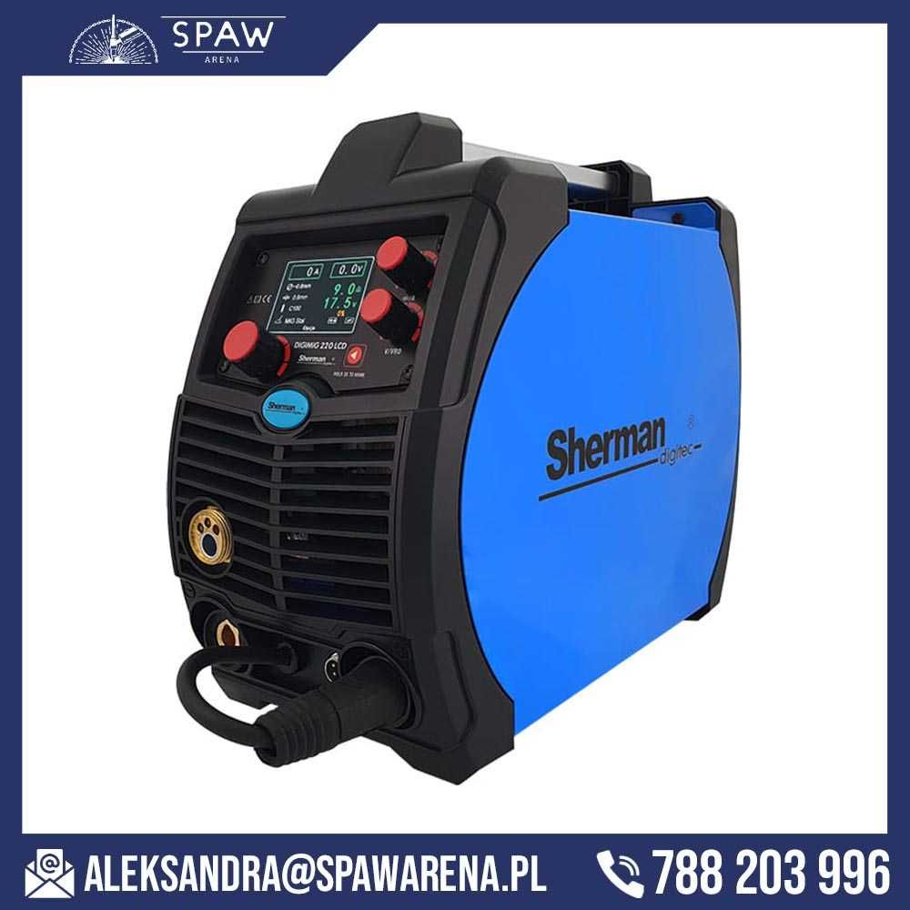 Sherman spawarka inwertor migomat z synergia  DIGIMIG 220 LCD