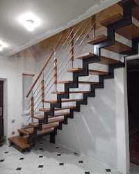 СХОДИ прямі = 2080грн/сх з монтажем, лестница на второй етаж, металеві