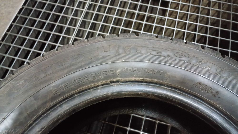 2x 215/65R16C Goodyear Cargo UltraGrip Zima Używane FV Siedlce
