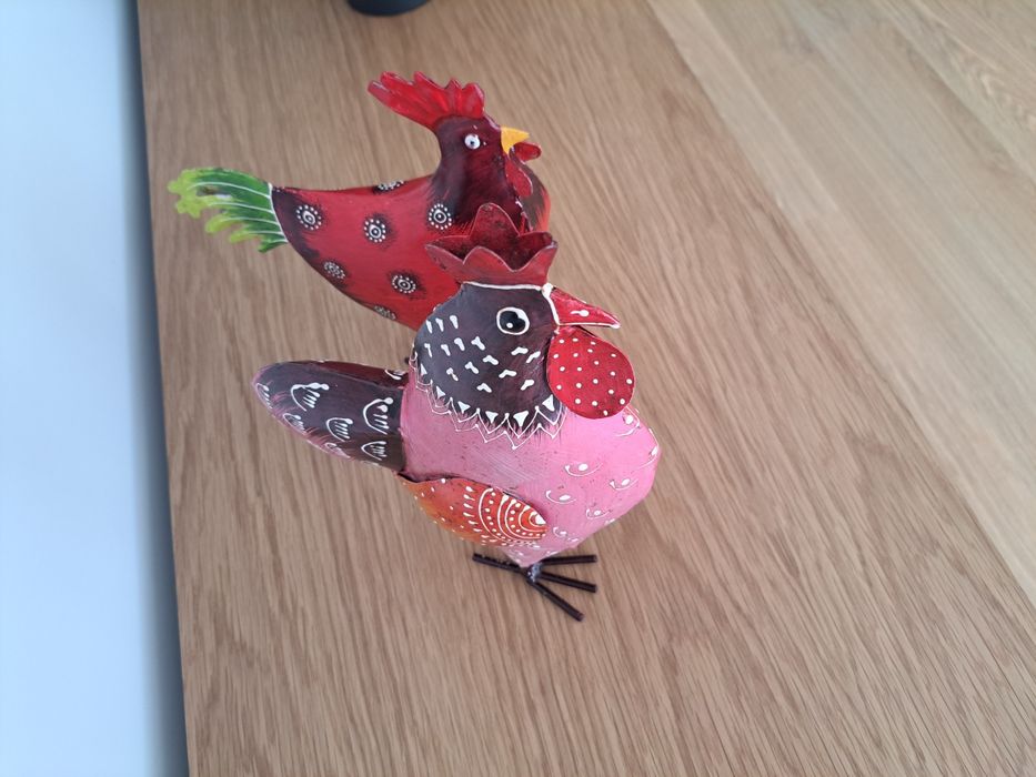 Conjunto Galo e Galinha