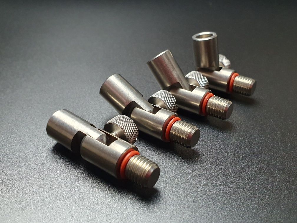 3 x adapter kątowy złączka kątowa do podpórki sygnalizatora karpiowa