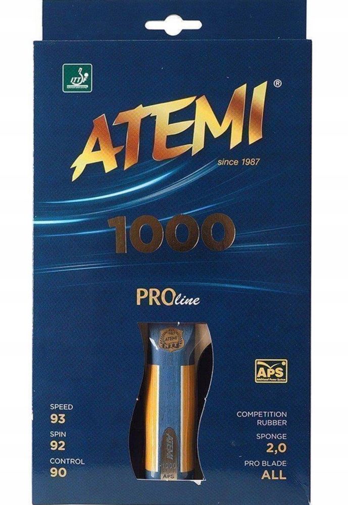 Rakietka Paletka Tenis Stołowy Ping Pong ATEMI 1000 PRO-line Profesjon
