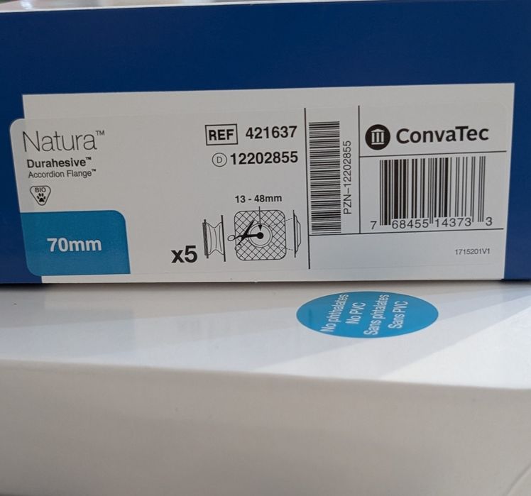 Płytka stomijna ConvaTec.  2¾ in. 70mm