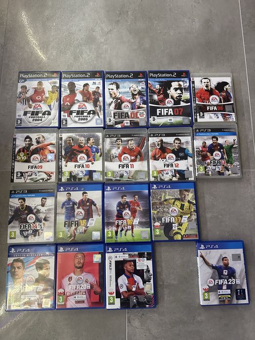 Ps Zestaw fifa od 2004 do 2023 p