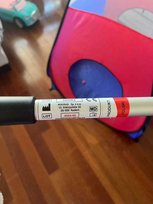 Kula łokciowa ergonomiczna pojedynczo regulowana, podpórka stała