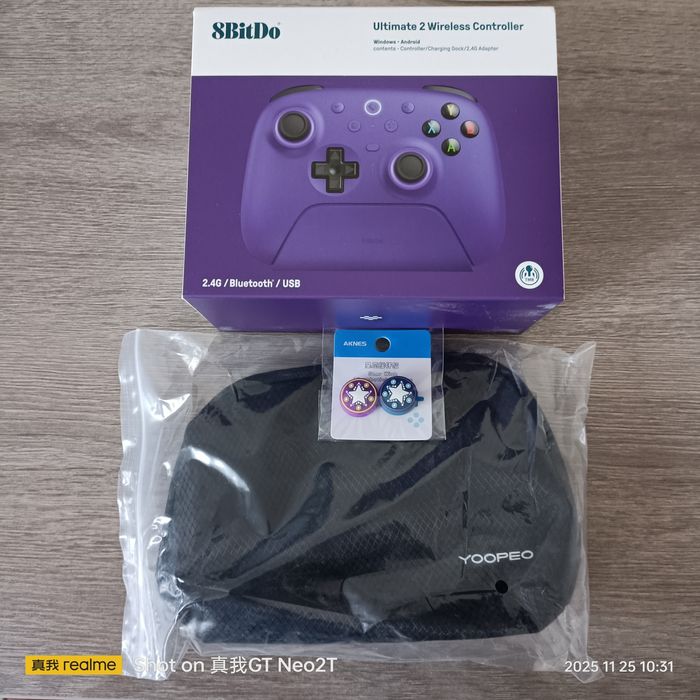 Игровой беспроводной контроллер 8bitdo Ultimate 2, Gulikit Elves 2Pro