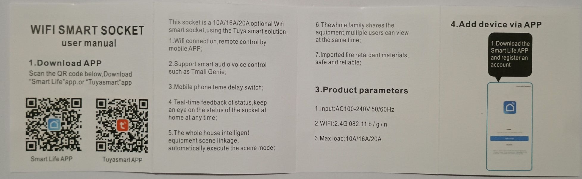 Gniazdka 2szt Tuya Smart Life Smart Home WiFi 16A wtyk EU Monitor mocy