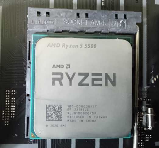 Комплект Ryzen R5 5500 + B450m + 16Gb.