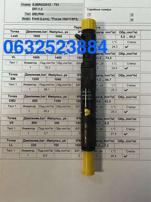 Форсунки Форд 1.8 02201z 1.8 2.0 tdci Ford fokus mk2  mondeo 2.0