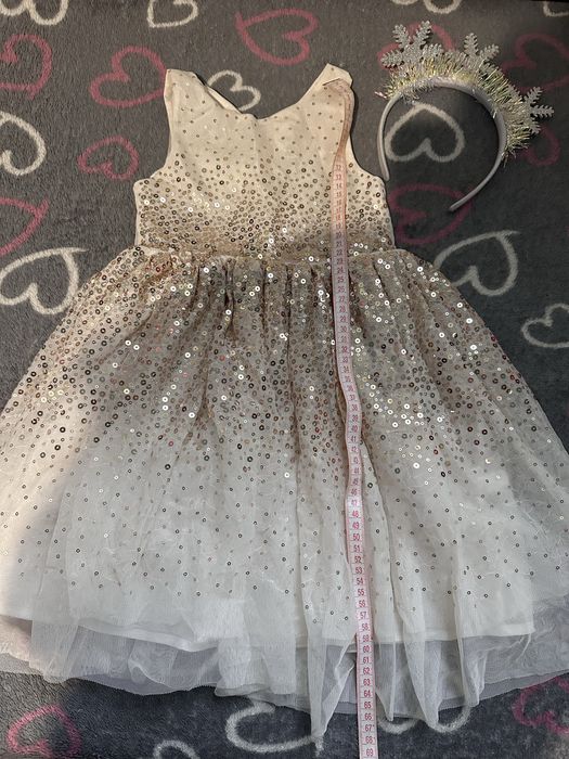 Сукня Hm і обруч сніжинки