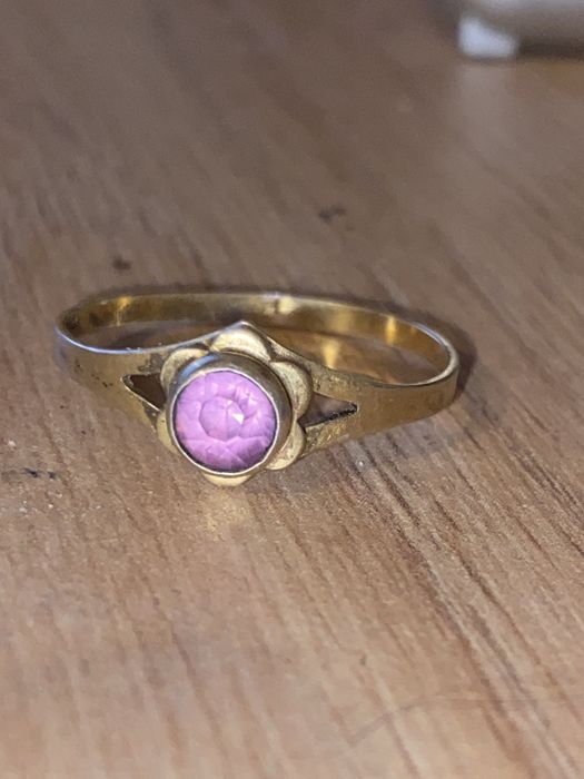 Zloty pierscionek stary antyk