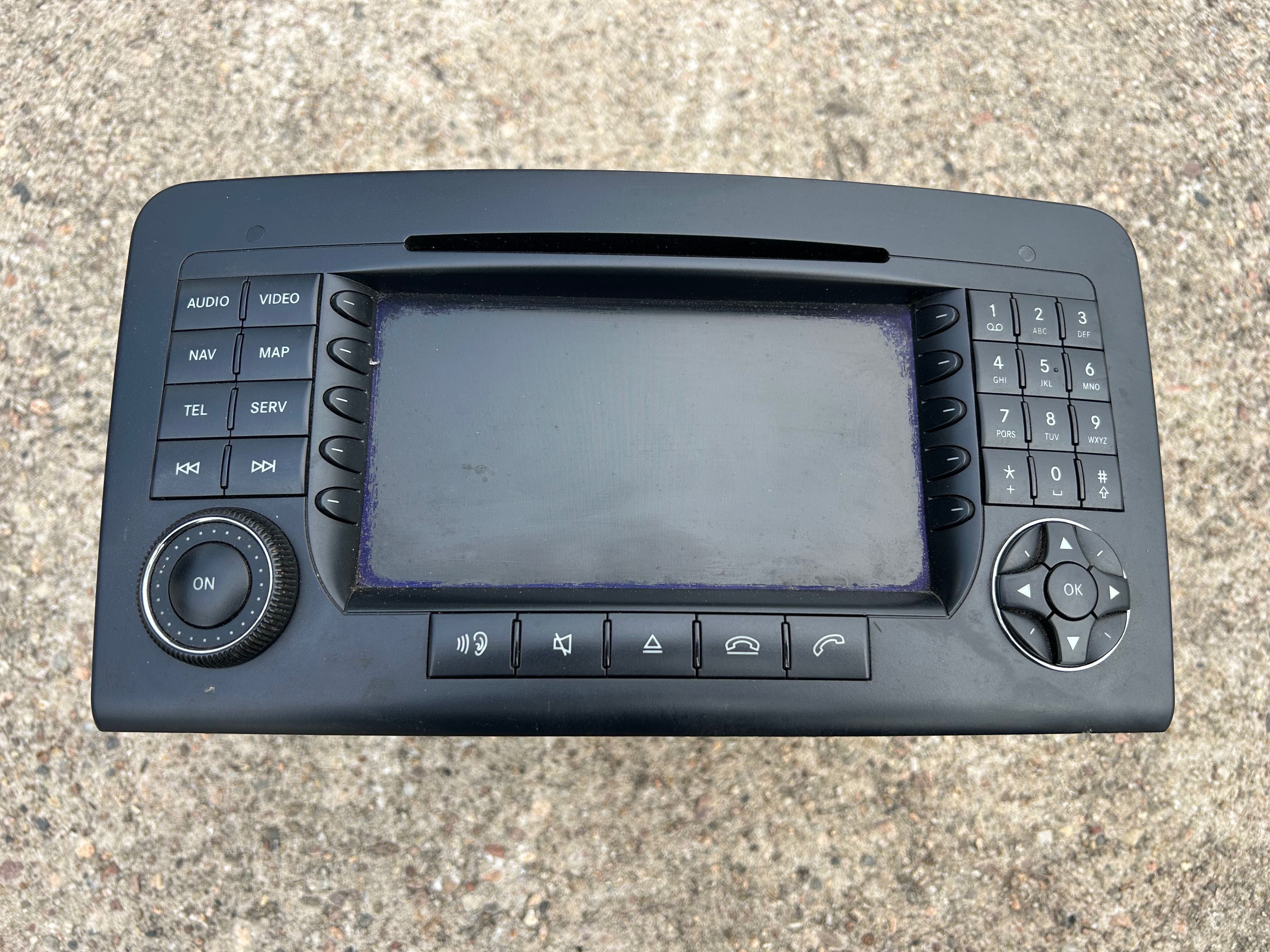 mercedes W164 GL X164 radio nawigacja command