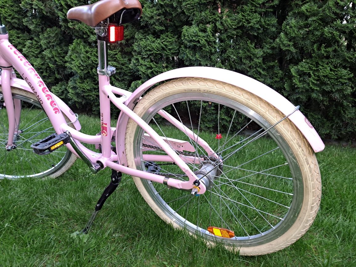 Rower dla dziewczynki  Legrand Lille idealny na  I Komunię Świętą