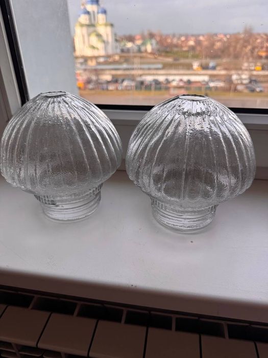 Плафони з різьбою вуличні і для світильників люстри