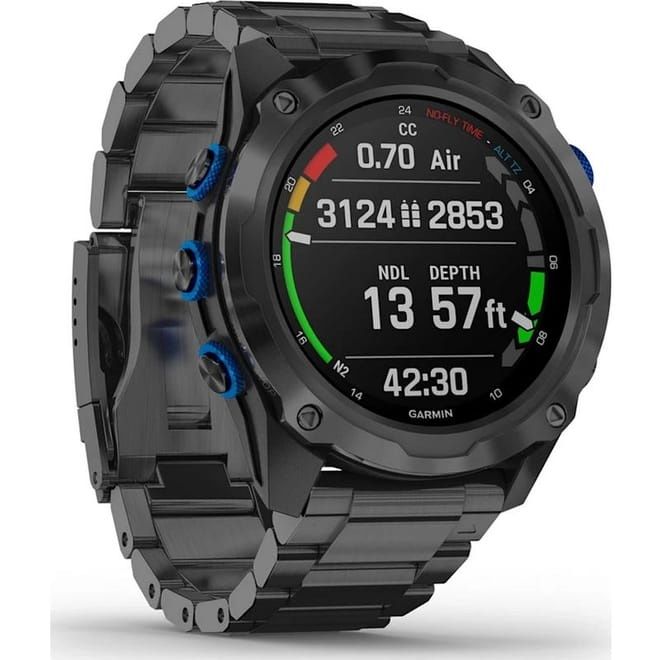 Garmin Descent Mk2i Bundle Titanium Carbon Grey w. Titanium Band