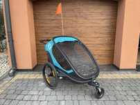 Przyczepka rowerowa Hamax Outback Twin, Jogger kit, wkładka niemowlęca
