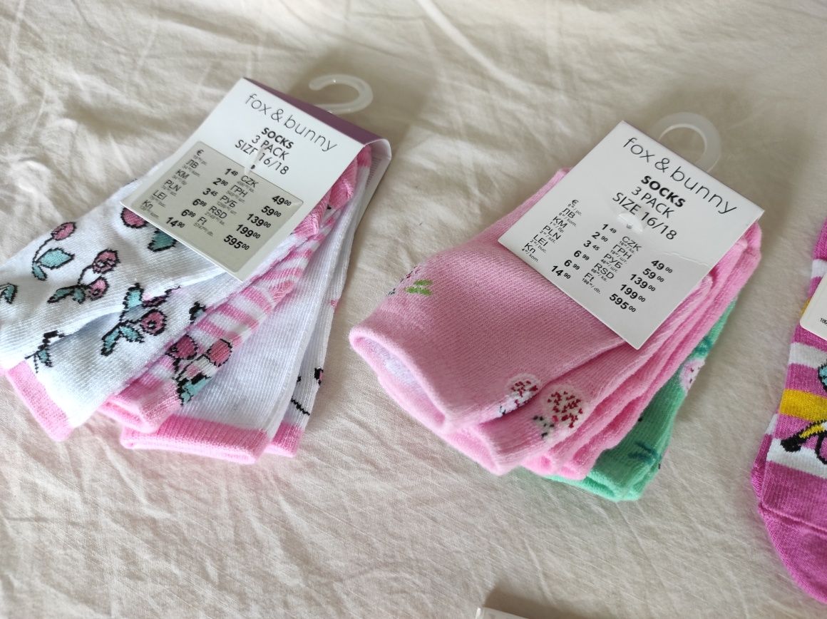 Набір носочки для діток від 0 до 6 місяців