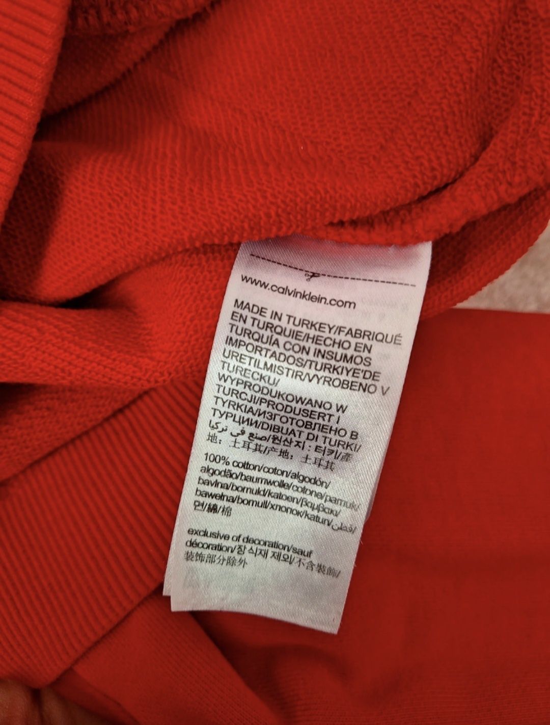 Bluza Calvin Klein Jeans oryginalna czerwona S