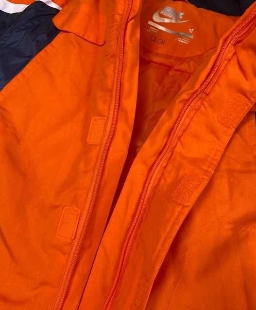 98 104 kurtka chlopieca nike orange neon wiosna dluzsza