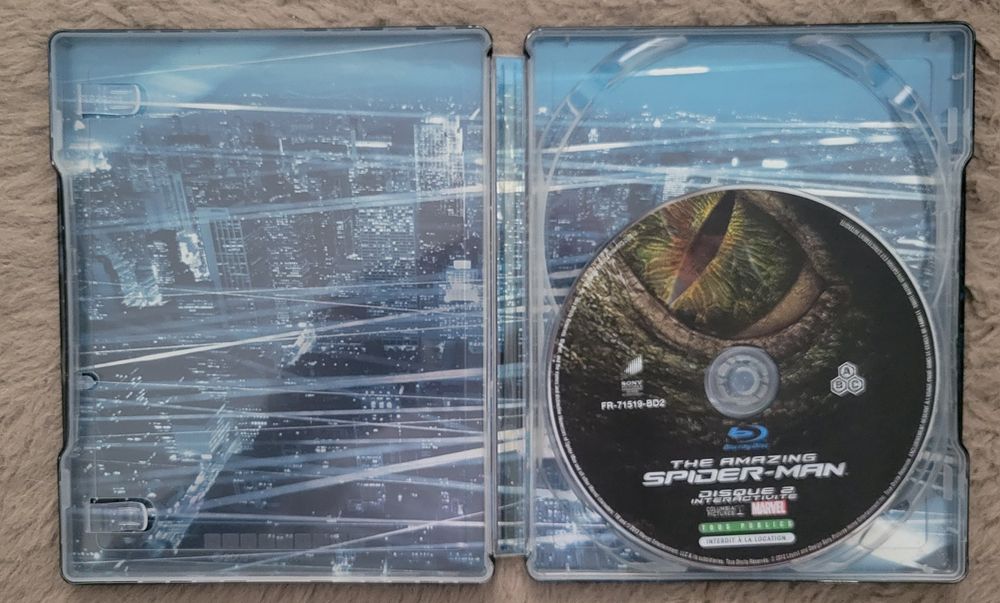 Bluray O Fantástico homem aranha steelbook