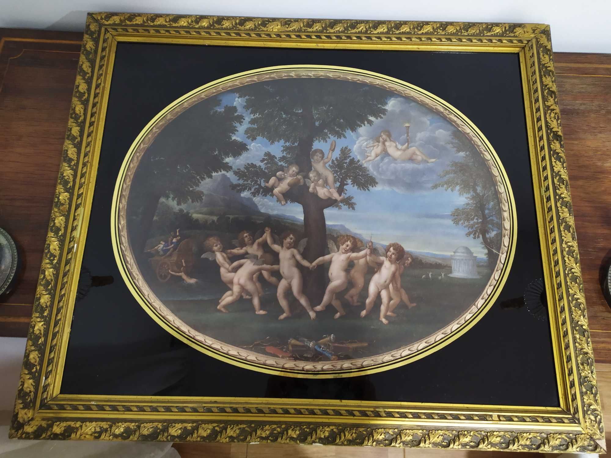 Quadro Anjos Nus (Antigo) - NEGOCIÁVEL