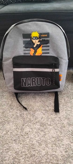 Mochila escolar e estojo Naruto
