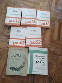 Livros escolares antigos:Latim/História/Filosofia/Portugues Desde 1E.