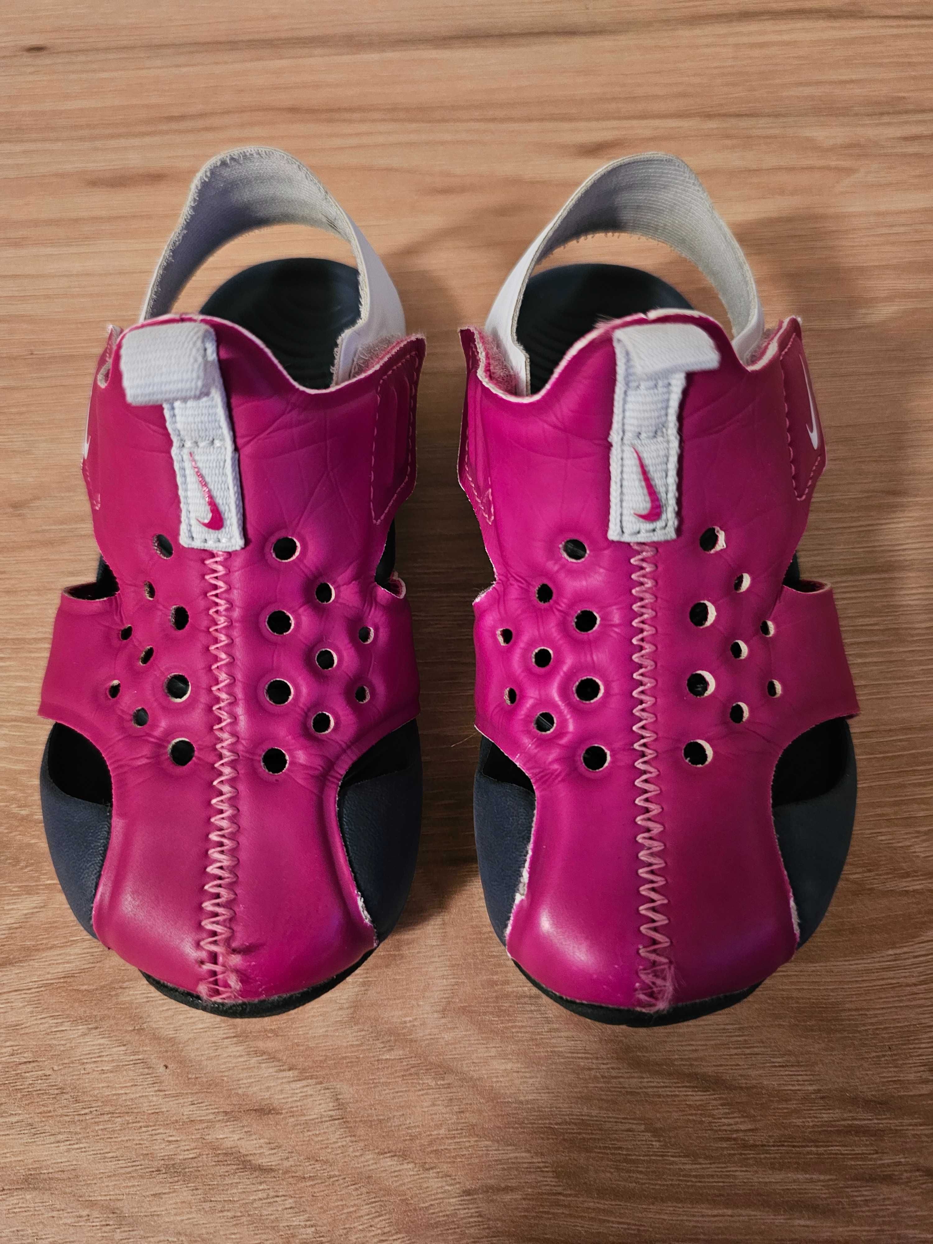 Sandały Nike Sunray różowe r. 26