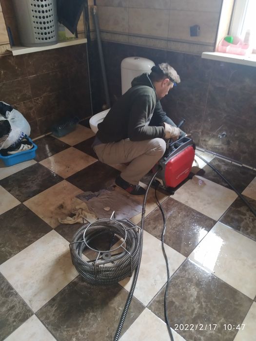 Прочистка труб канализации, чистка труб канализации