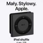 Apple iPod shuffle gen4. – 2GB – Jak Nowy. Fabryczny komplet