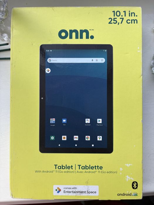 Планшет ONN. 25,7см Android 11