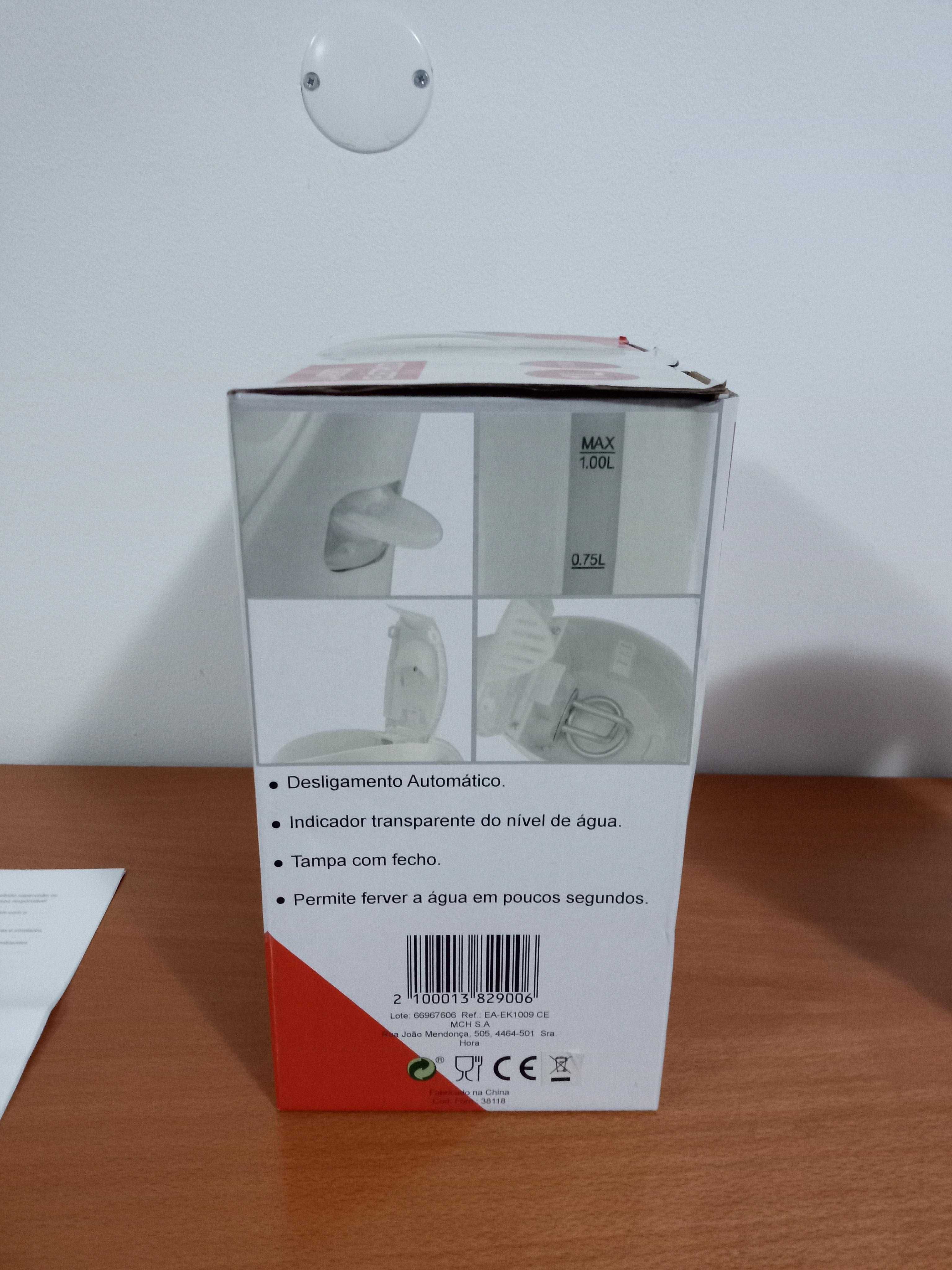 Jarro Elétrico 1 Litro Novo (apenas 1 utilização)