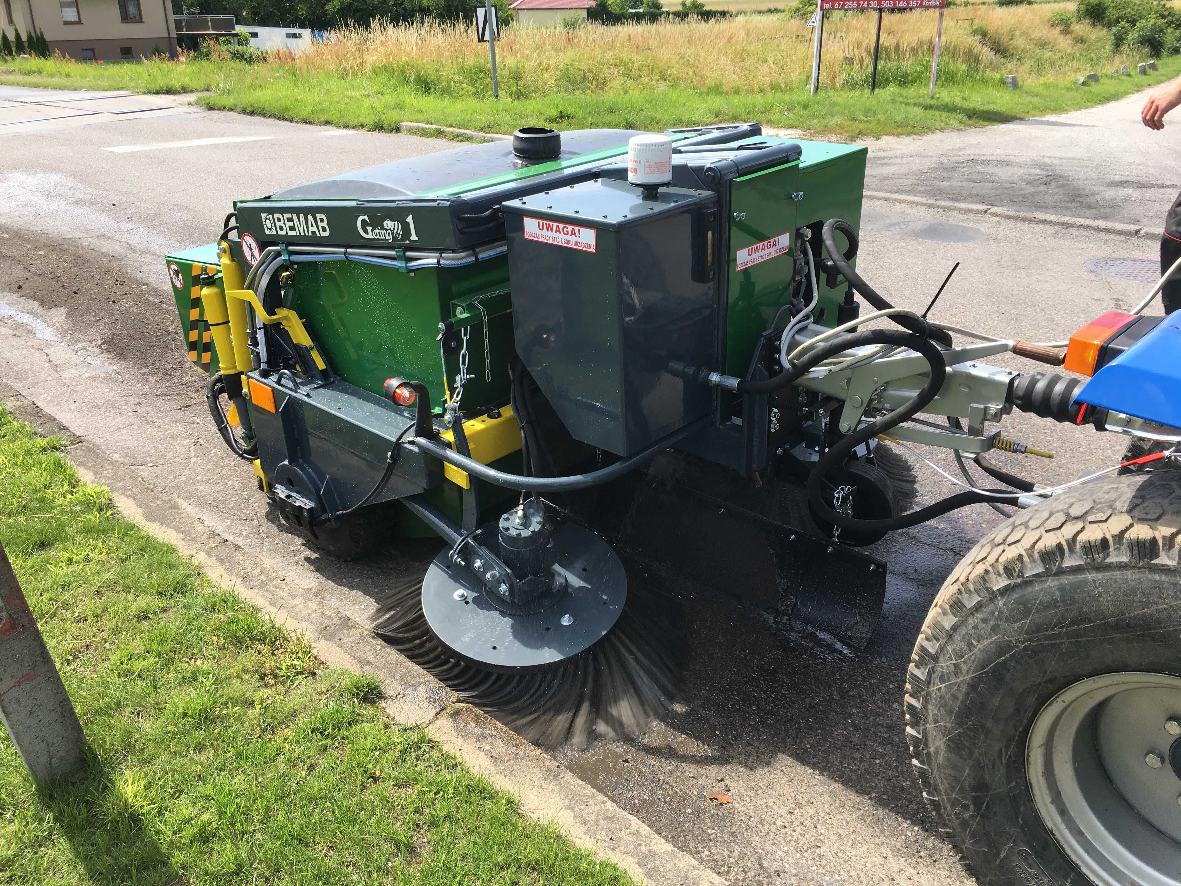 Bemab G1 2012r. zamiatarka pełen serwis Iseki Kubota Pronar filmy