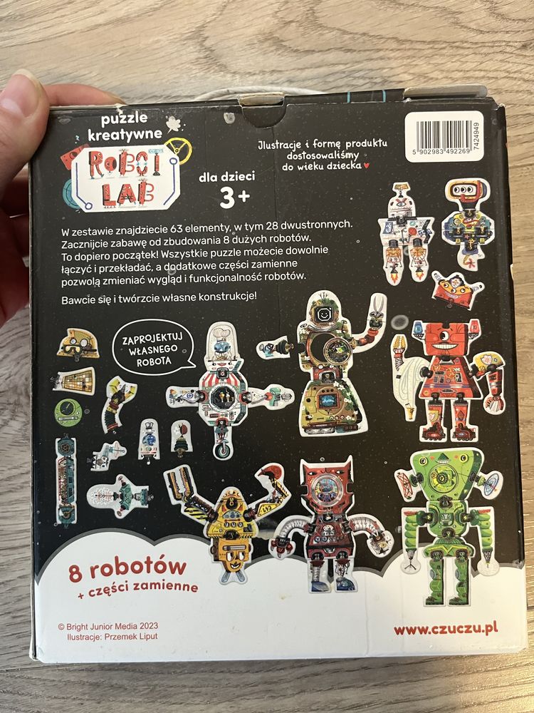 Puzzle kreatywne czu czu Robot Lab