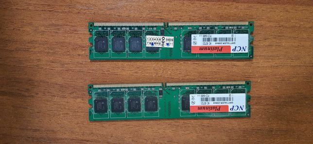 Оперативна память DDR2 NCP 1GB PC2-6400 800MHz 2шт