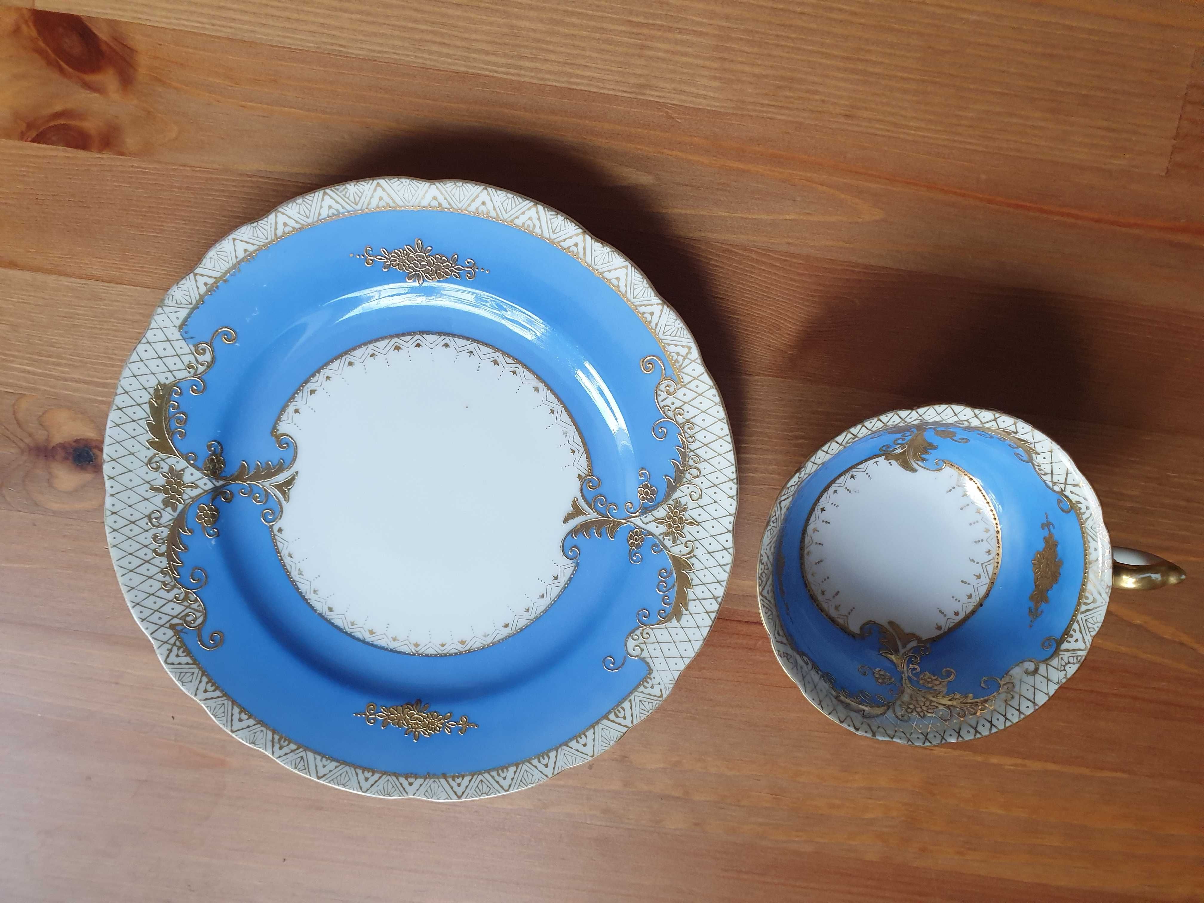 Porcelanowy zestaw filiżanka + Talerz  Chugai Porcelain Foreign
