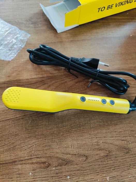 Pente escova alisadora de barba elétrica