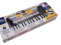 Elektroniczny keybord z mikrofonem,pianinko,me me music max nowy,37kla