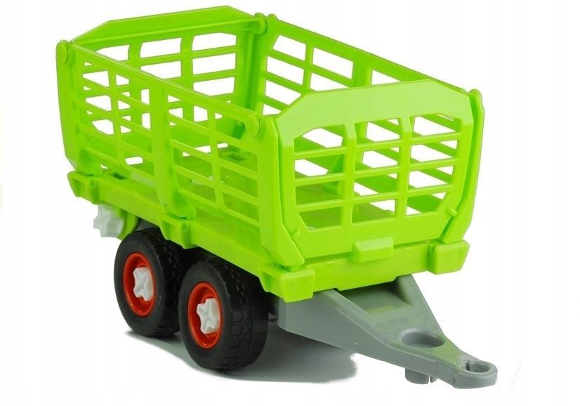 Rozkręcany Traktor z Otwierana Przyczepą 43 cm Imp