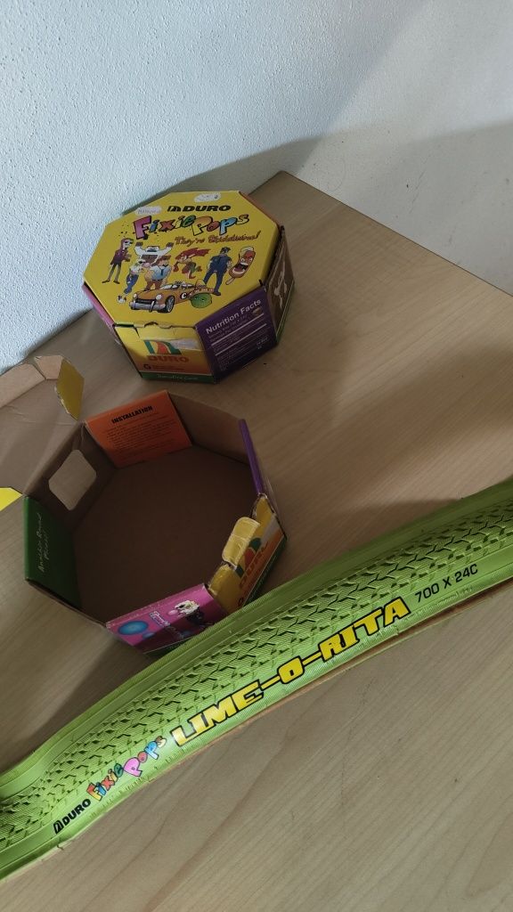 Par de pneus Duro Fixie Pops
