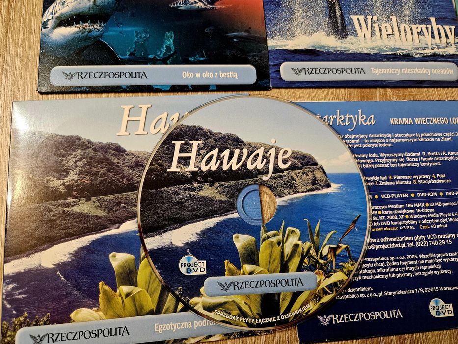 Zestaw 20 płyt o świecie, przyrodzie, zwierzętach