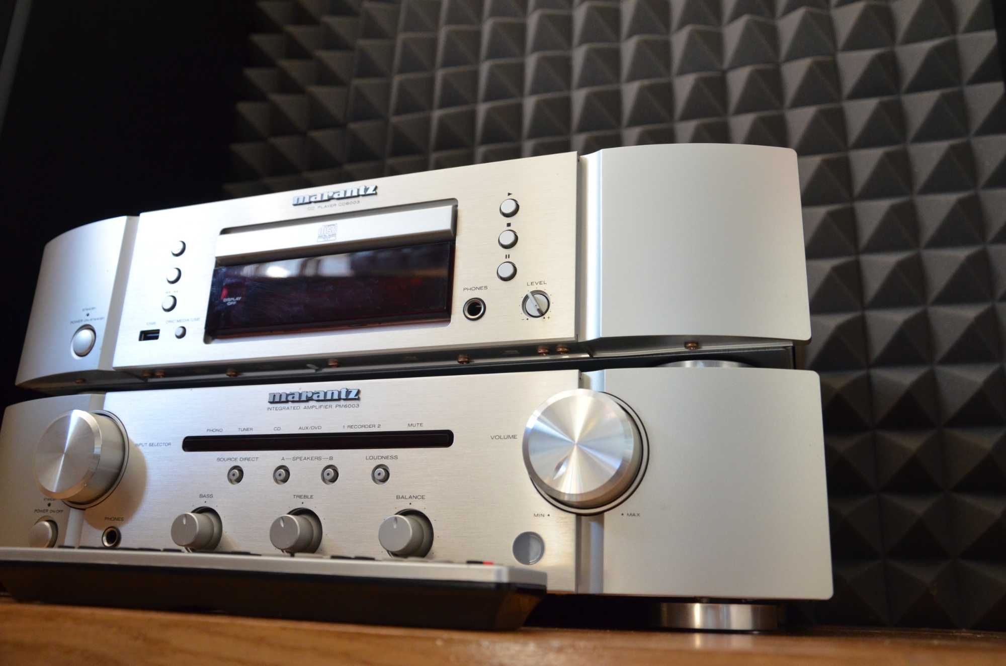 Wzmacniacz MARANTZ PM 6003 + odtwarzacz cd MARANTZ CD 6003