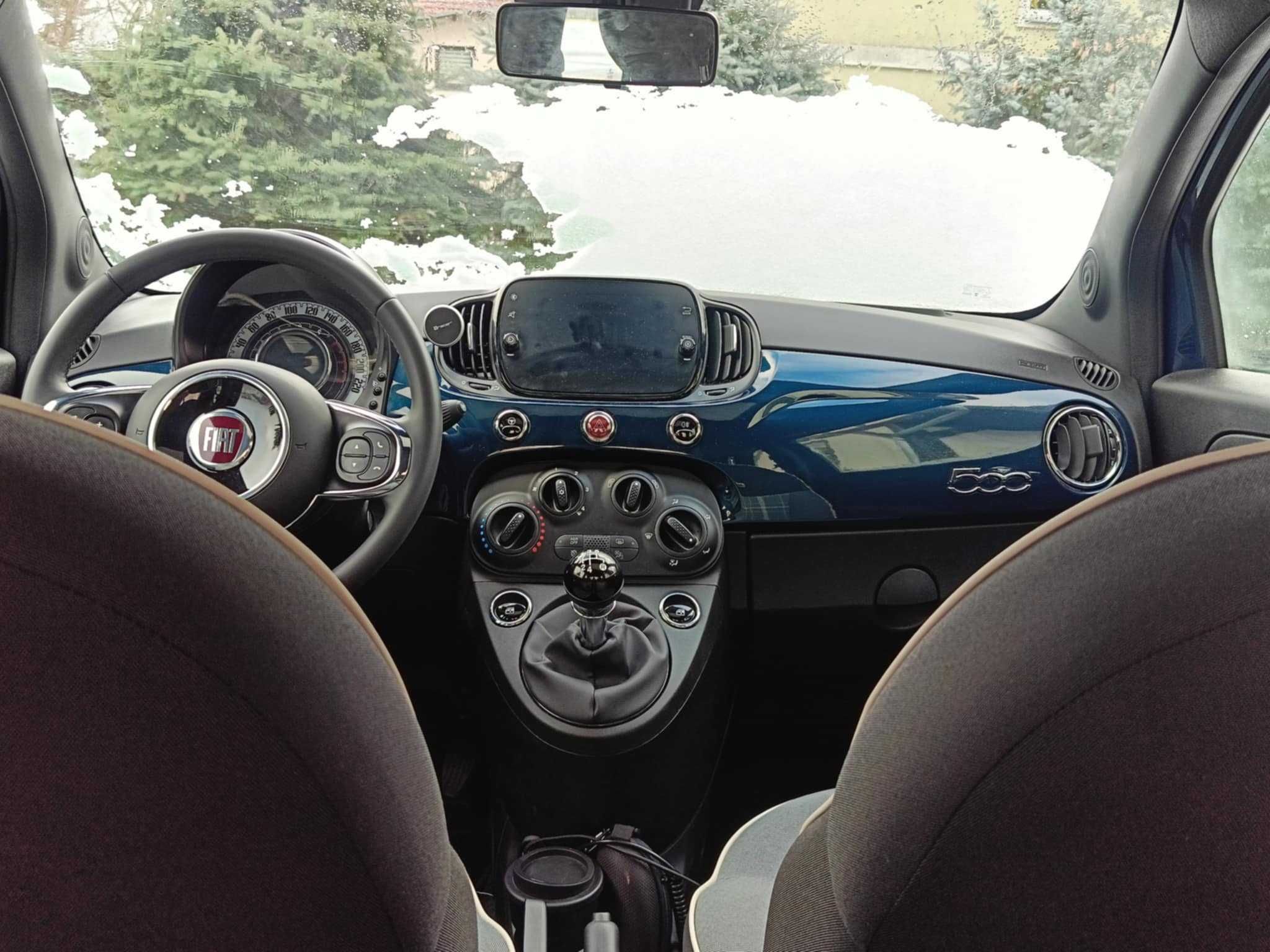 Fiat 500 Lounge 2020 poj silnika 1,242 HIT 34 tys przebiegu